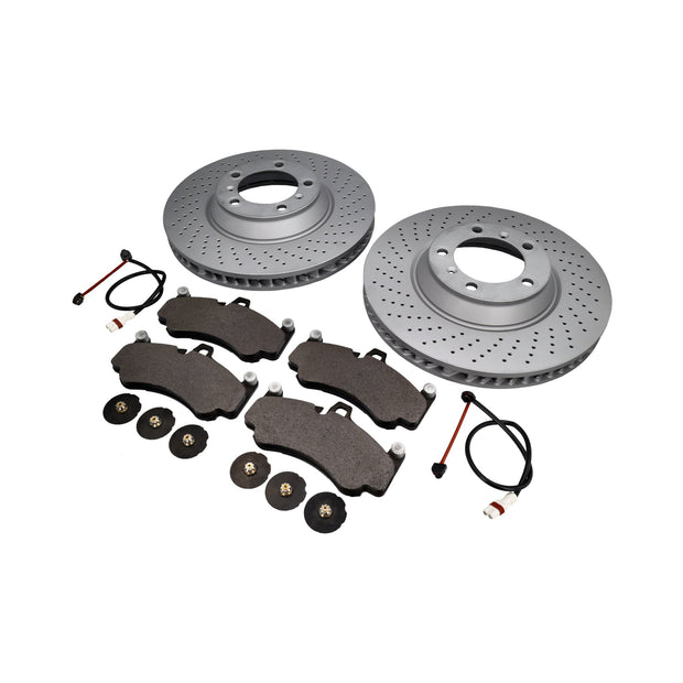 Front brake pads and brake discs package. Porsche 996 GT3 2003>> ABS