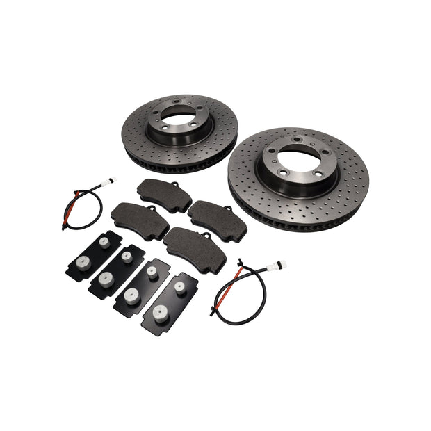 Front Brake Pads and Discs Package. Porsche 996 C4S / 996 Turbo