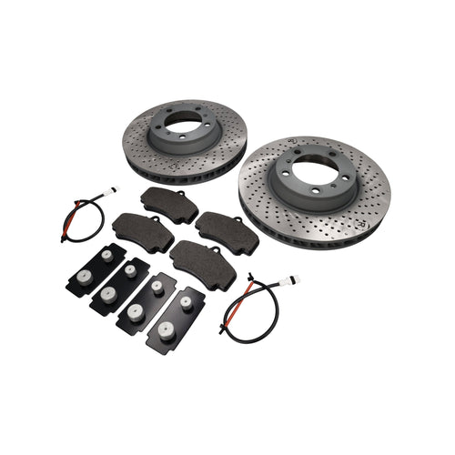 Bremsbeläge und Bremsscheibenpaket vorne "Original Porsche" für Porsche 996C4S / 996 Turbo