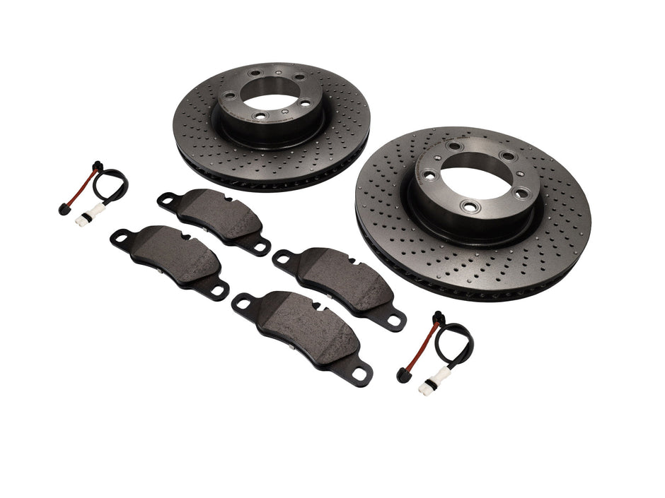 VORDERE Bremsbeläge und Bremsscheibenpaket Porsche 997 3.6L C2
