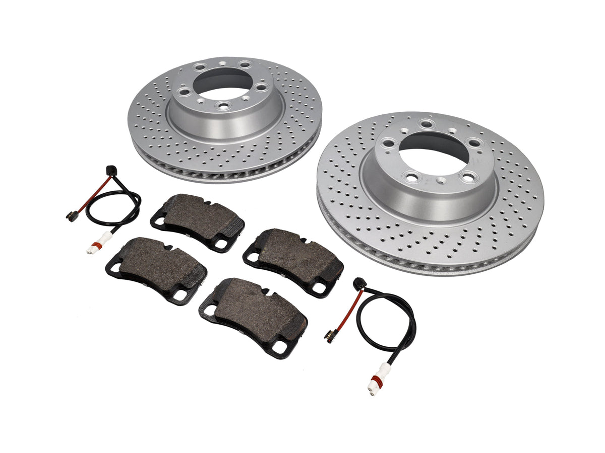 REAR Brake Pads and Discs Kit Porsche 997 3.6L C2 - OEM / Original Equipment Quality