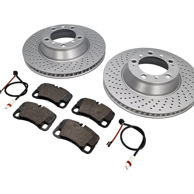 HINTERE Bremsbeläge und Bremsscheibenpaket Porsche 997 3.6L C2 - OEM / Erstausrüsterqualität