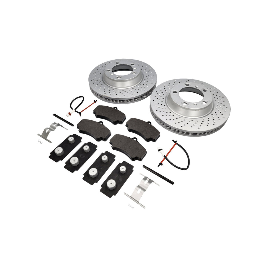 Bremsbeläge und Bremsscheibenpaket VORNE Porsche 997 C2S Textar