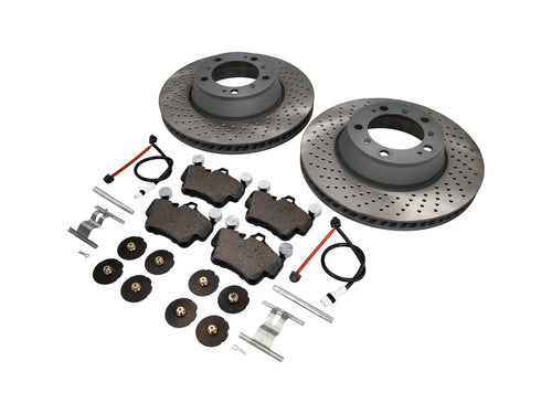 Bremsscheiben SHW & Bremsbeläge Brembo, hinten