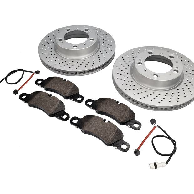 VORDERE Bremsbeläge und Bremsscheibenpaket Porsche 997 3.6L C4 - OEM / Erstausrüsterqualität