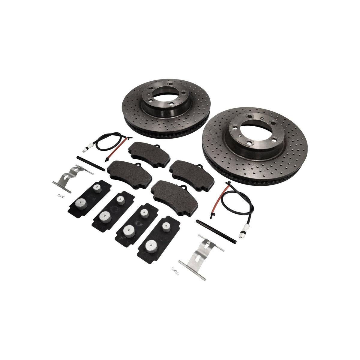 FRONT Brake Pads and Brake Discs Package Porsche 997 C4S Brembo