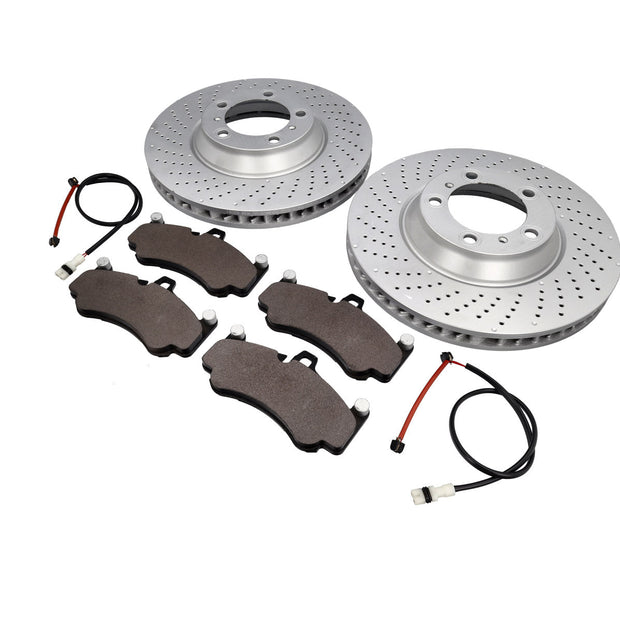 Front brake disc (380 mm) and brake pads. Porsche 997 GT3 from 2010 - OEM / Original Equipment Quality