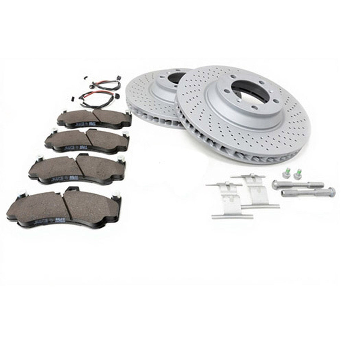 Front Brake Discs and Brake Pads (350 x 34 mm). Suitable for Porsche 997 I422 Centerlock Wheels - OEM / Original Equipment Quality