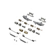 Spring kit for handbrake shoes. Porsche 996 1998-2005