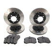 PFC Two-Piece Slotted Brake Disc and Pad Package for Porsche 991 GT3 / 981C GT4 / 718 GT4