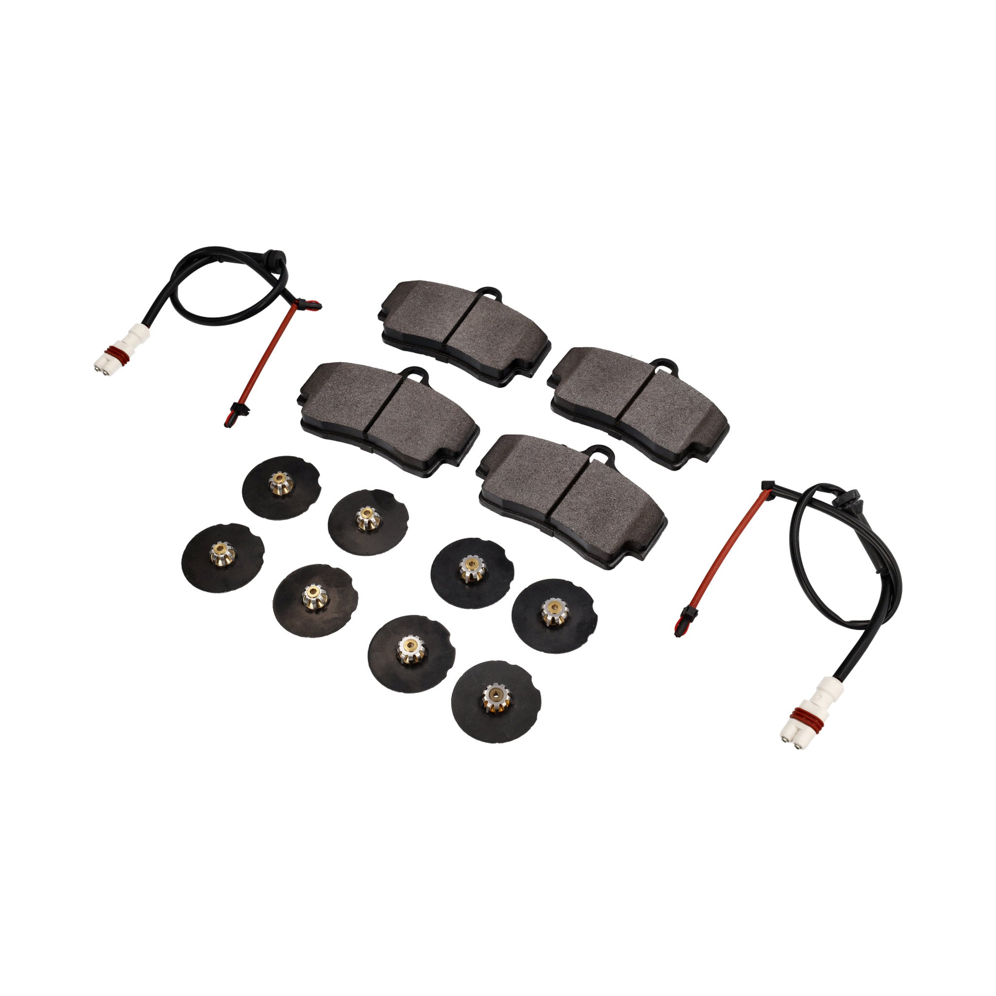 HINTEN Bremsbeläge, Sensoren, Unterlegscheibensatz Porsche Boxster 986 S 3.2L Brembo – Porsche Boxster/Cayman