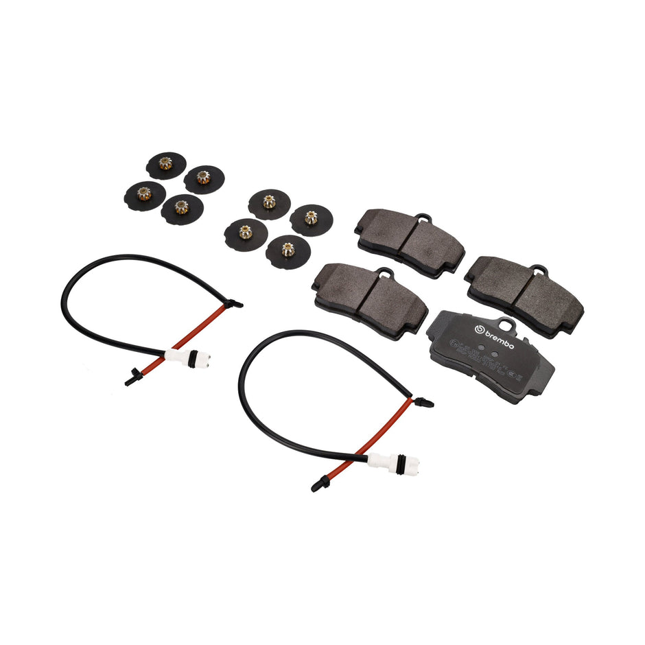 REAR Brake Pads, Sensors, Shim Set Porsche 996 Carrera C2/4 Brembo