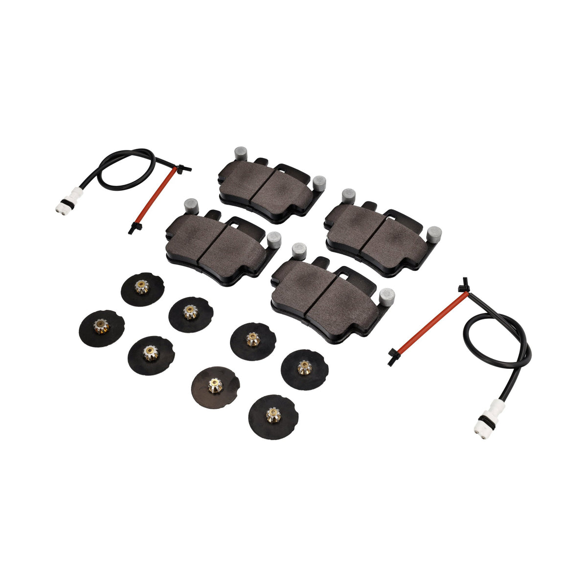 HINTEN Bremsbeläge, Sensoren, Unterlegscheibensatz Porsche 996 Turbo / 996 C4S ABS