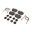 REAR Brake Pads, Sensors, Shim Set Porsche 996 Turbo / 996 C4S ABS