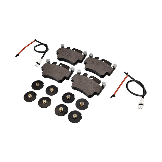 REAR Brake Pads, Sensors, Shim Kit Porsche 996 Turbo / 996 C4S Brembo