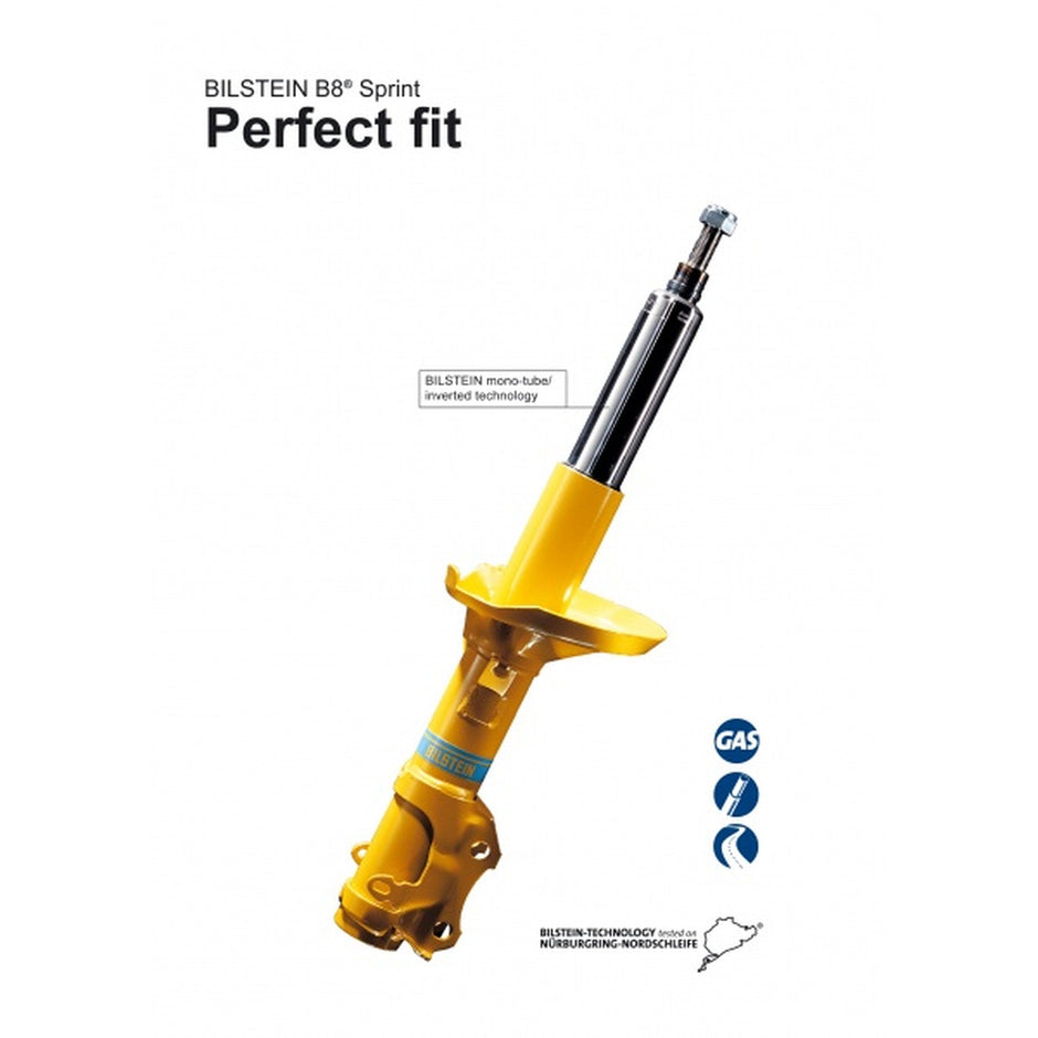 Bilstein Sprint B8 Shock Absorbers FRONT. Porsche 997 C4/C4S/TT 07/2004>>
