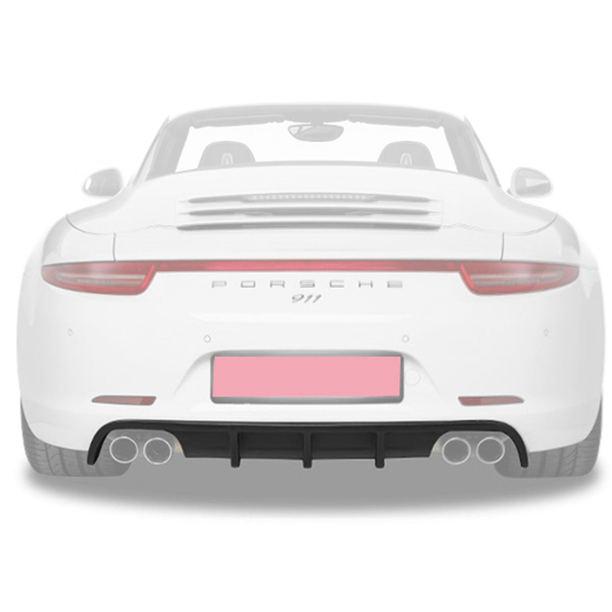 Stoßfängerschürze hinten. Porsche 991 (911) 09/2011>>
