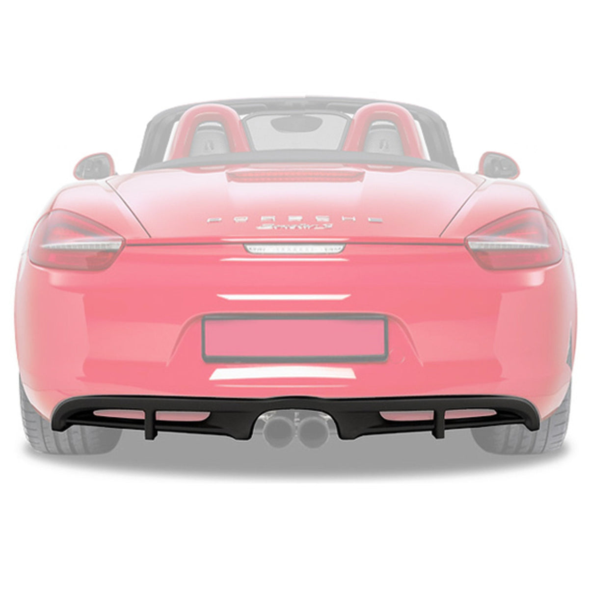 Stoßfängerschürze hinten – Porsche Boxster/Cayman