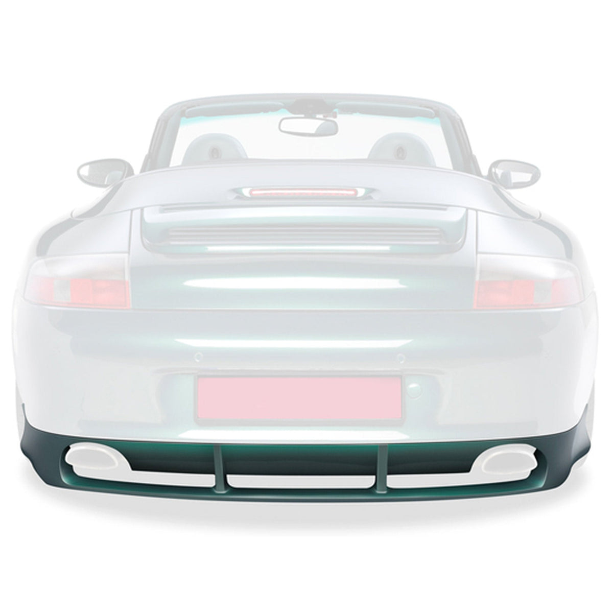 Rear Bumper Skirt. Porsche 911 (996) MK2 2002-2006
