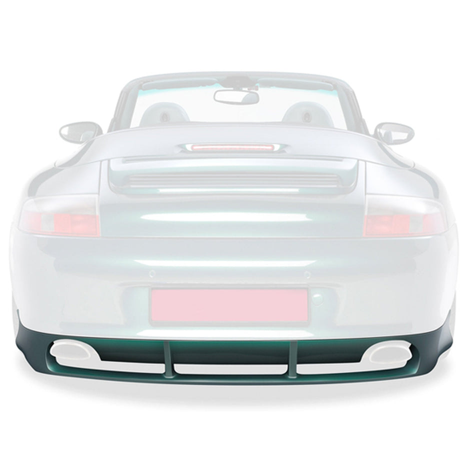 Stoßfängerschürze hinten. Porsche 911 (996) MK2 2002-2006