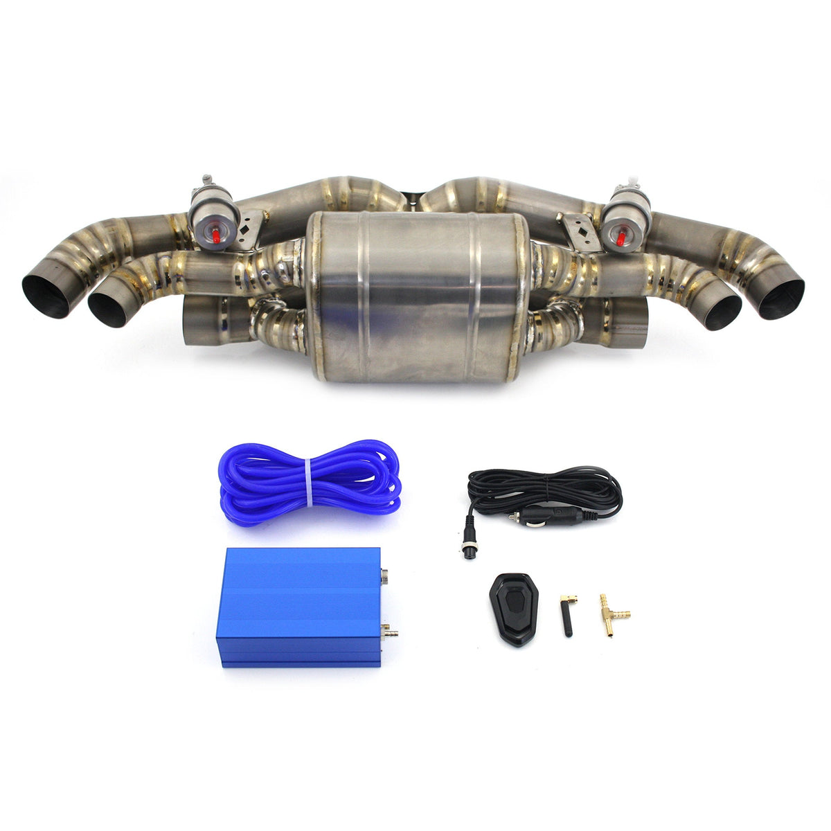 Sports Exhaust Muffler with Valvetronic Technology in Titanium Carrera and Turbo - Designtek Porsche 992
