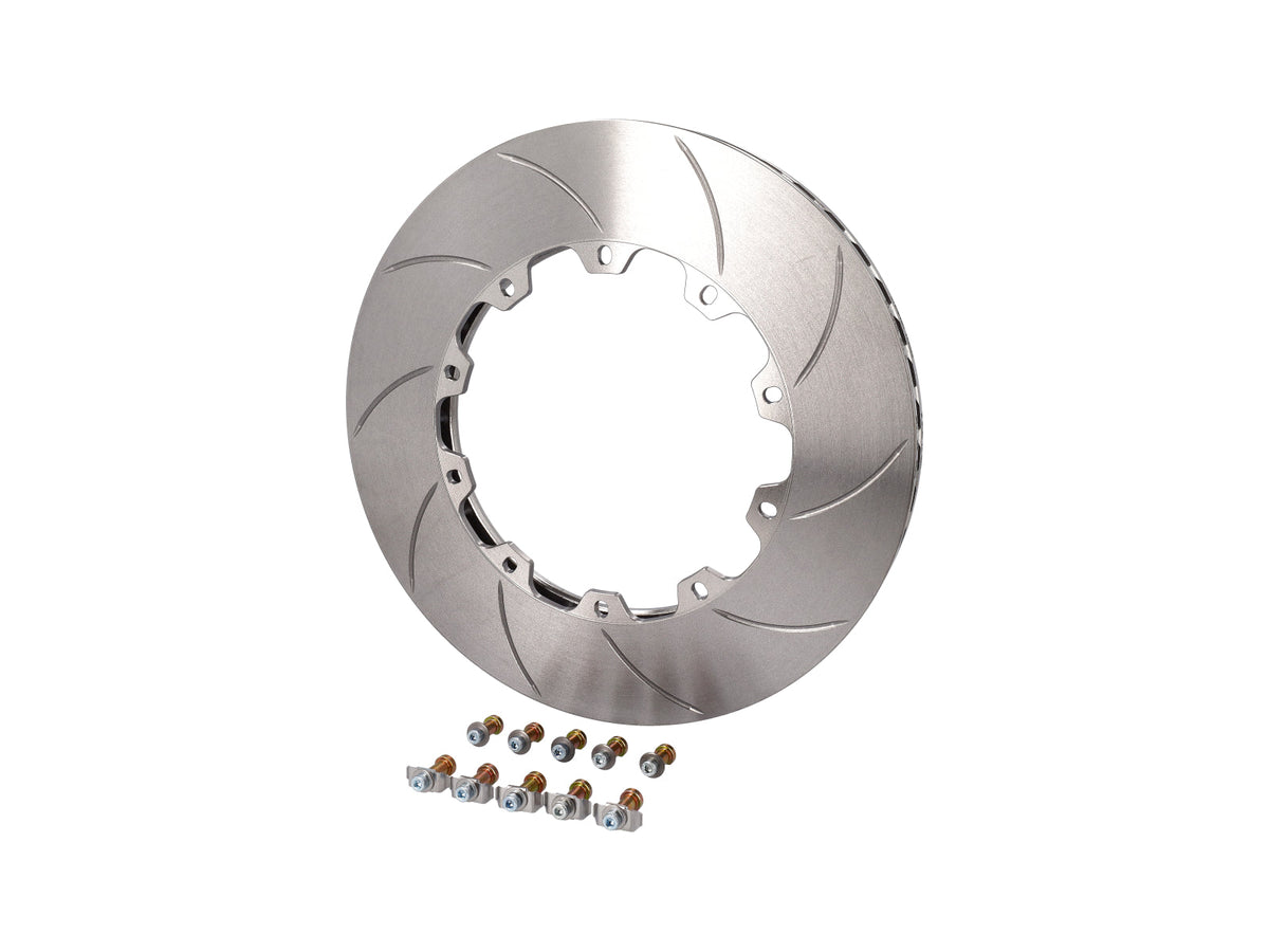 Slotted Replacement Brake Disc FRONT. Porsche 997.2 C2/C4 / 981 Boxster S / 981 Cayman S