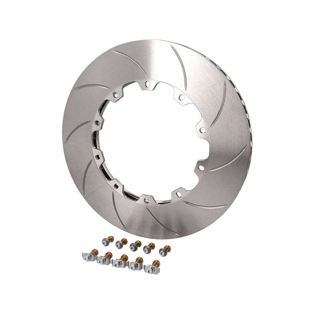 Slotted Replacement Brake Disc FRONT. Porsche 997.2 C2/C4 / 981 Boxster S / 981 Cayman S