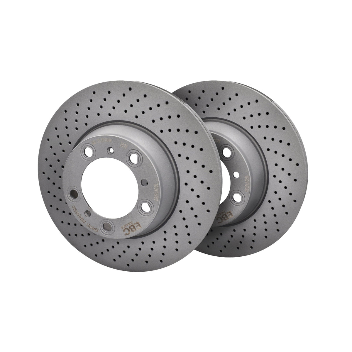 Bremsscheibe Hinten, EBC Gebohrt. Porsche 996 / 997 D1605