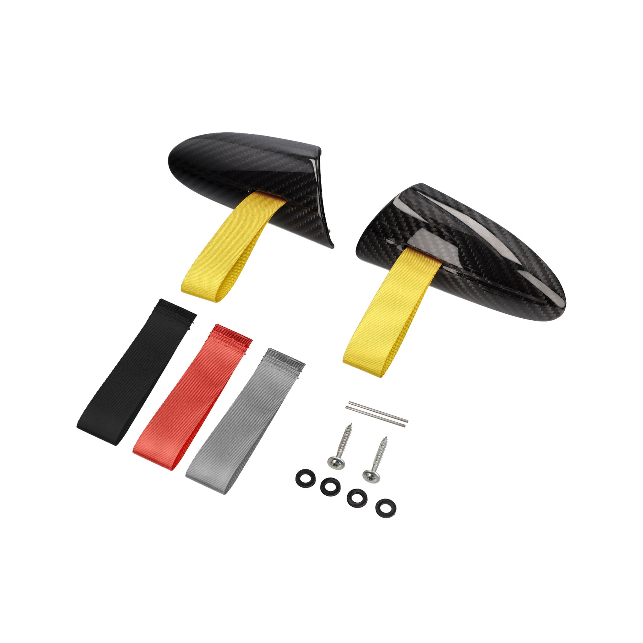 Rennline RS Door Pull Conversion Kit Carbon Fiber . Porsche 987 Boxster / Cayman / 997 Coupe