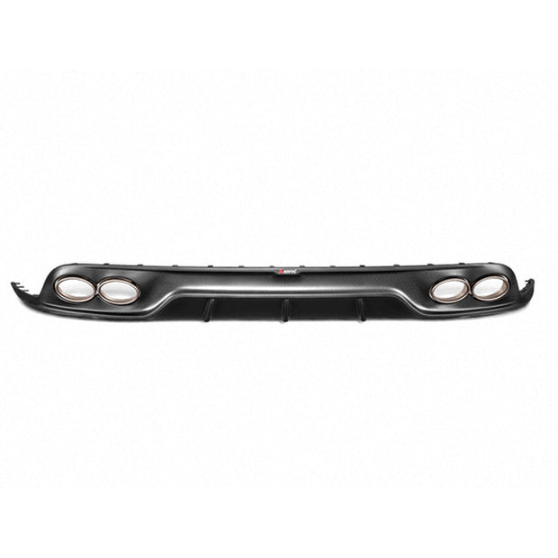 Akrapovic Carbon Fiber Rear Diffuser - Matte for Porsche 991.2 Turbo / Turbo S 2017–19