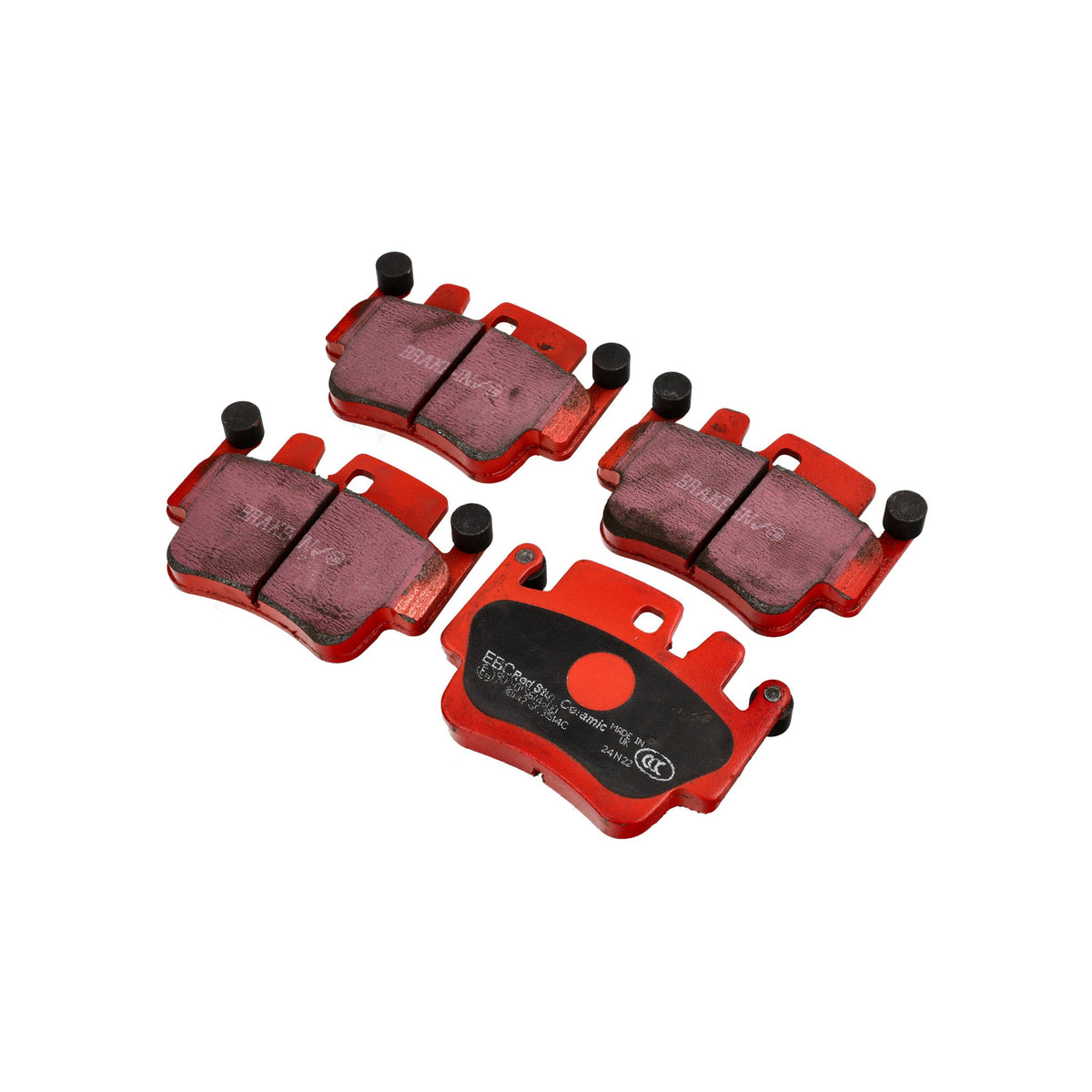 EBC RED Bremsbeläge 'Road' vorn. Porsche 996 / 997 / 986 / 987 Boxster / 987 Cayman
