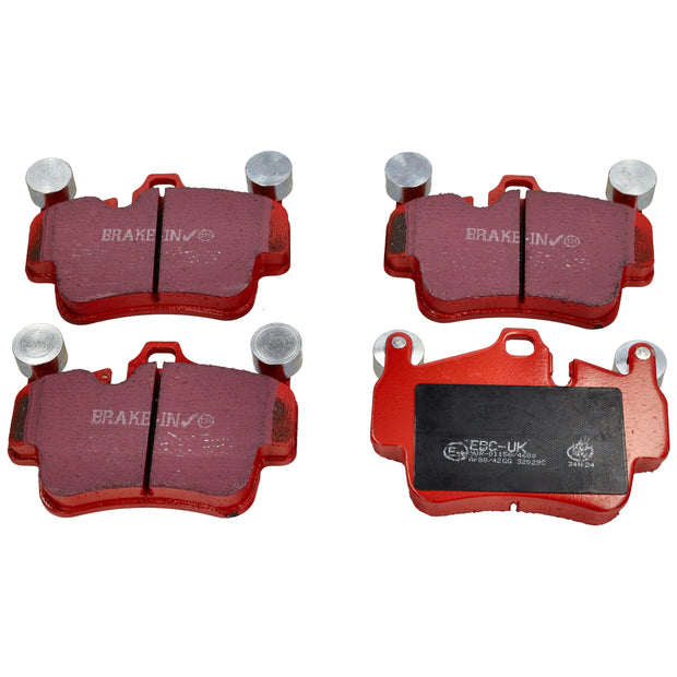 Bremsbeläge Redstuff Keramik, Satz für eine Achse, Porsche 997 / Boxster / Cayman 987, Ansicht 2
