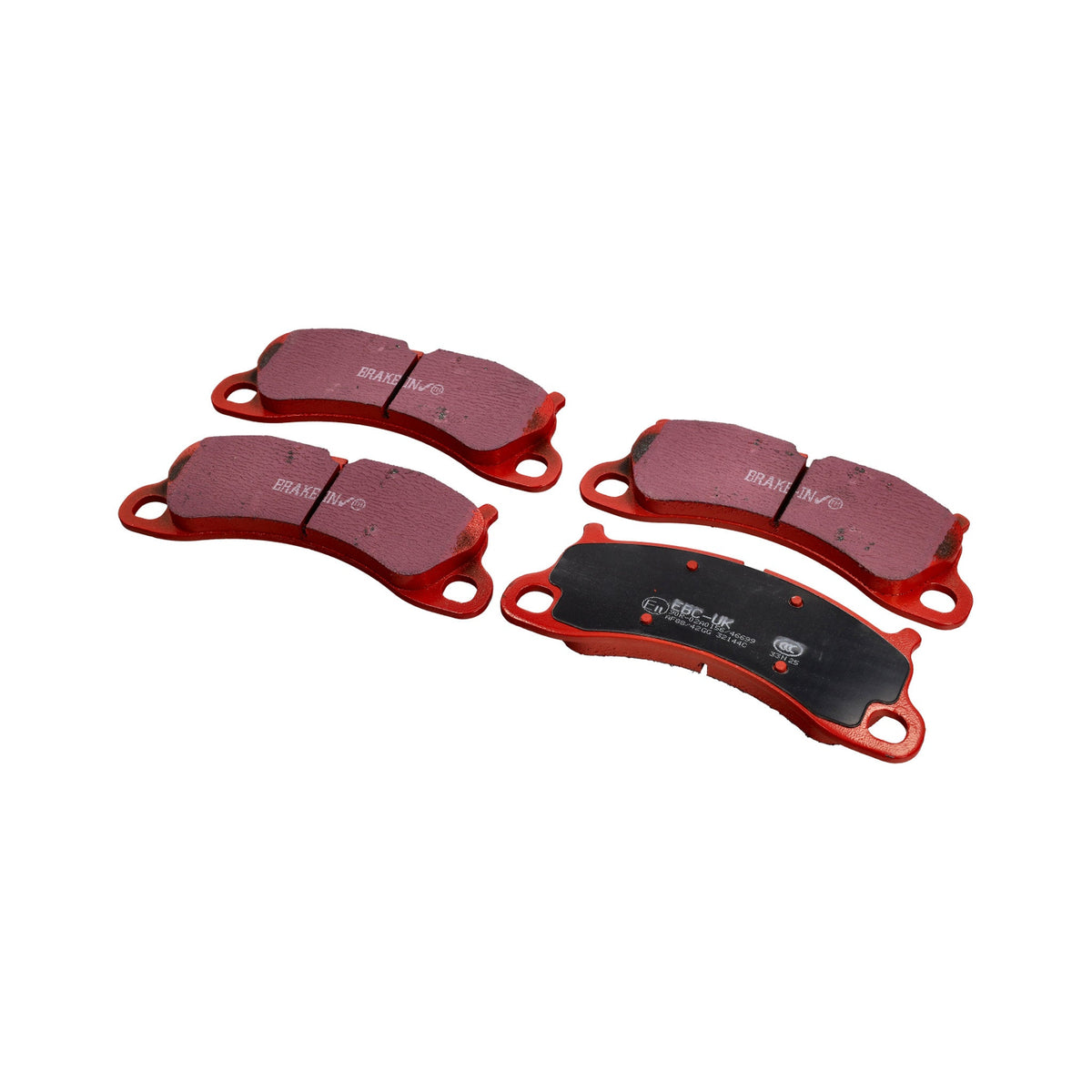 EBC RED Bremsbeläge 'Road' vorn. Porsche 991 3.8L