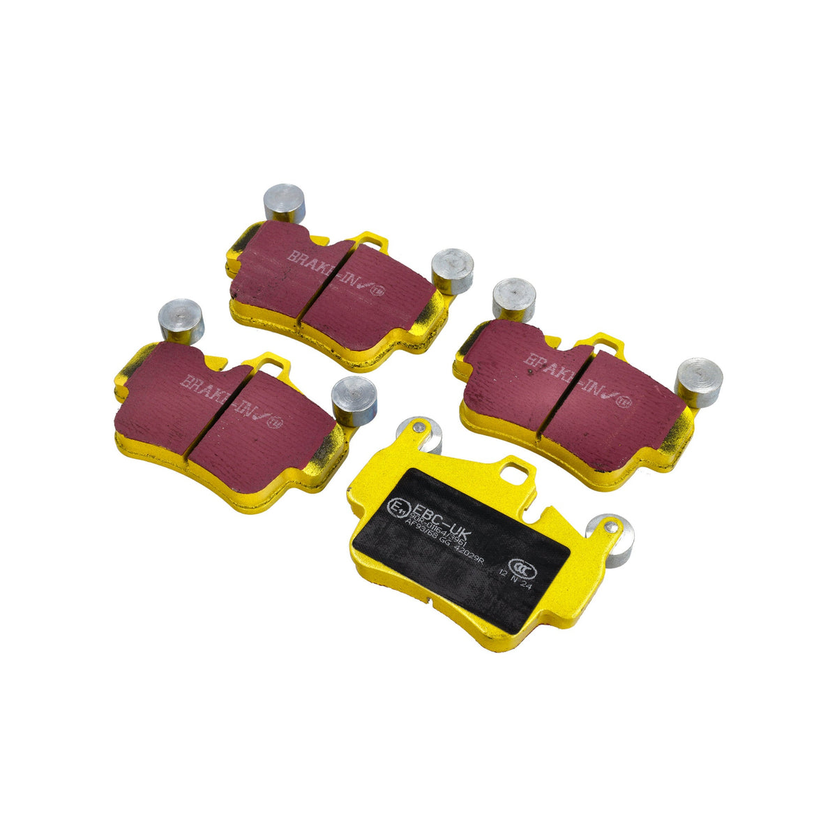 EBC YELLOWSTUFF 'Fast Road' Rear Brake Pads – Porsche Boxster/Cayman