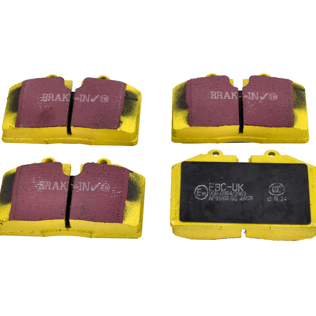 Bremsbeläge Yellowstuff „Fast Road“, Achssatz, Porsche 911 Turbo (930) / 928 / 944 / 964 / 968 / 993, Ansicht 2