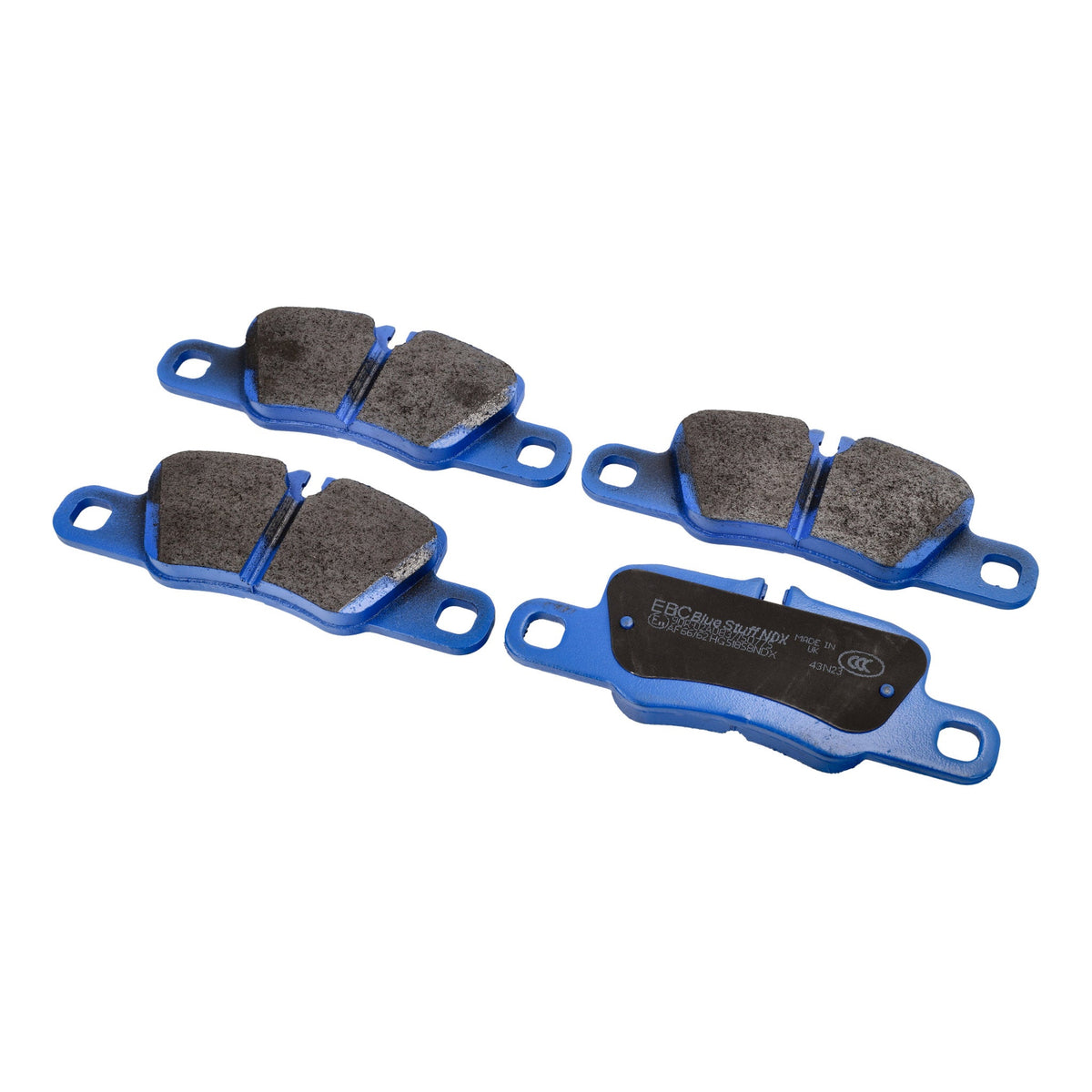 EBC Blaue Bremsbeläge NDX RACE Hinten. Porsche 970 / 971 / 991 Panamera
