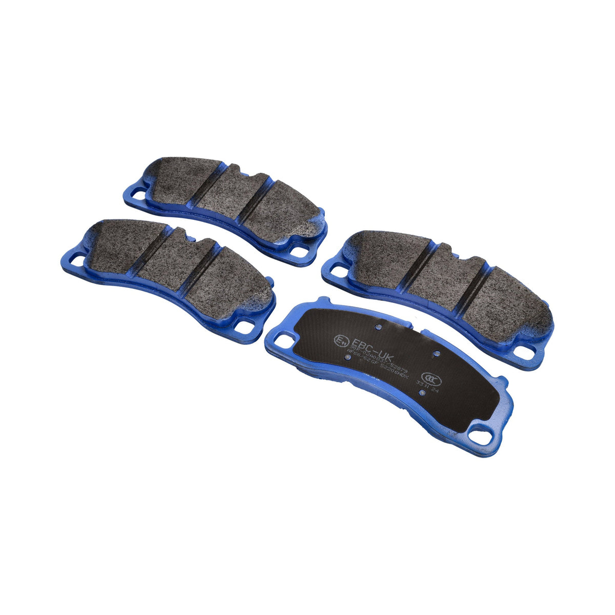 EBC blaue Bremsbeläge "Street and Track" Vorne. Porsche 991 / 992 / 718 / Cayman GT4