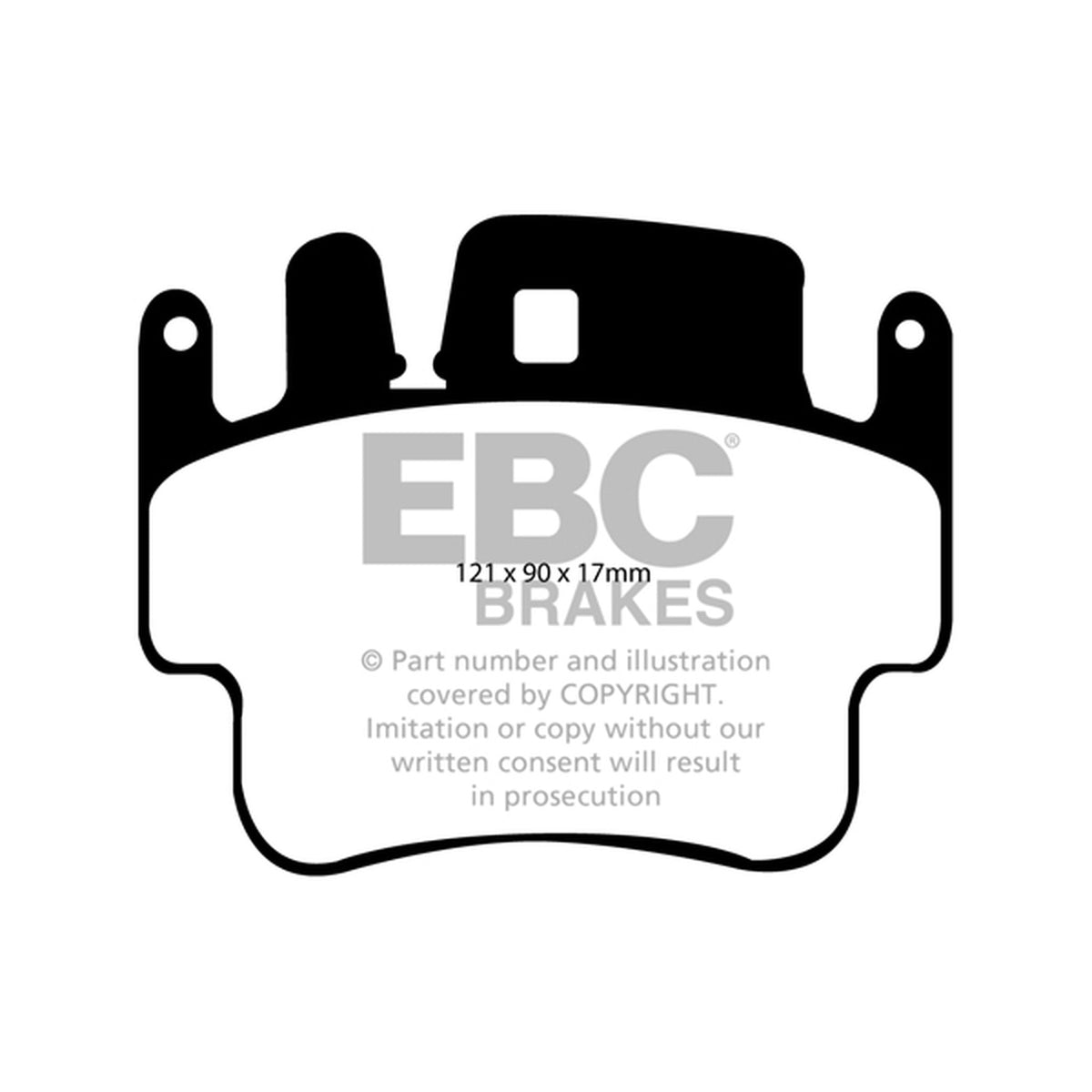 EBC RP-1 Racing Bremsbeläge Vorne. Porsche 996 / 997