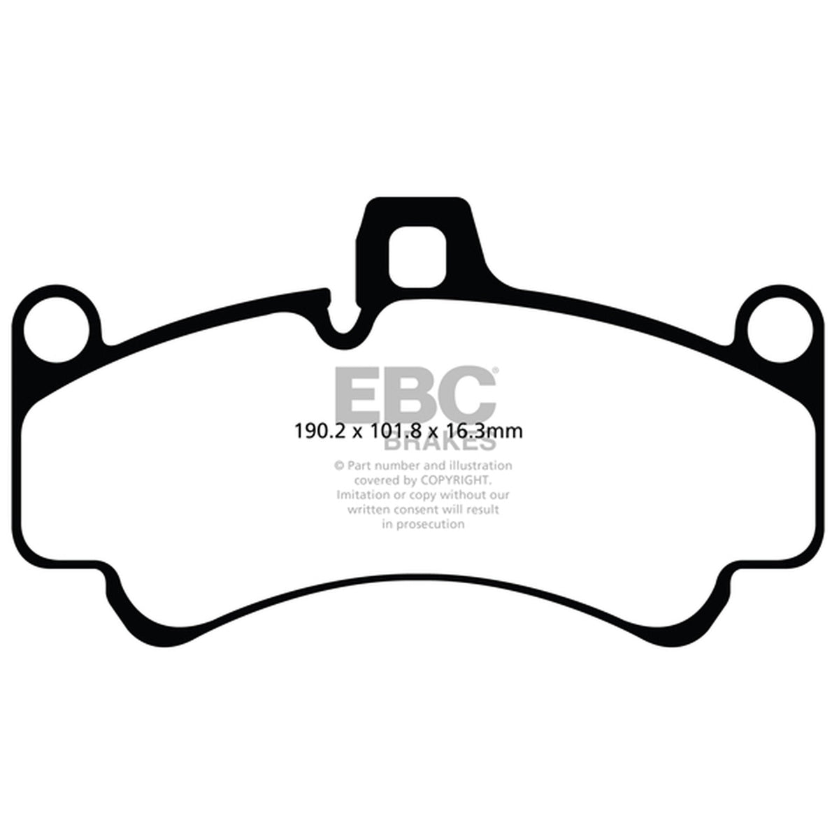 EBC RP-1 Racing Bremsbeläge Vorne. Porsche 996/997 (OE-Teilnr. 99635194800)
