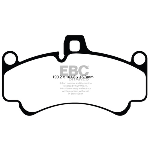 EBC RP-1 Racing Bremsbeläge Vorne. Porsche 996/997 (OE-Teilnr. 99635194800)
