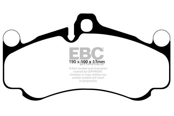 EBC RP-1 Racing Bremsbeläge Vorne. Porsche 997 3.8L /997 4.0L