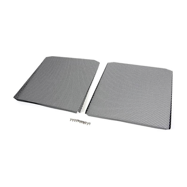 Äußerer Kühlergrill-Maschensatz - Pulverbeschichteter Aluminium-Kühlerschutz - -1 Carrera / GTS 2019-2024 Porsche 992