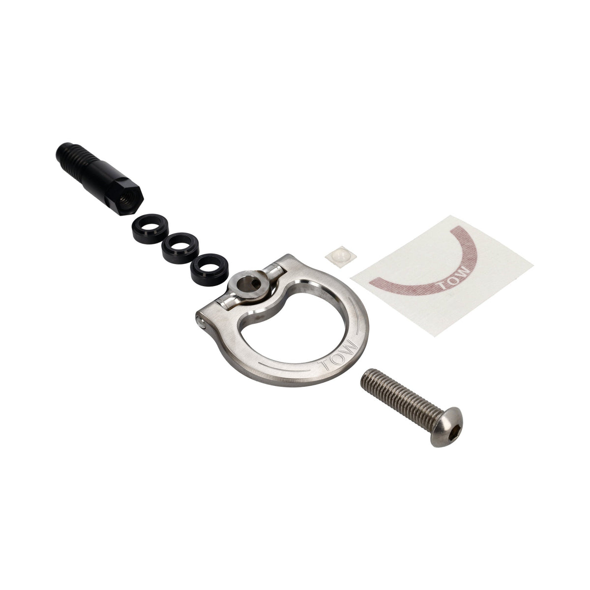Rennline Foldable Tow Hook. Porsche 911 / 964/993 / 996/997/Boxster/Cayman/944T / 968