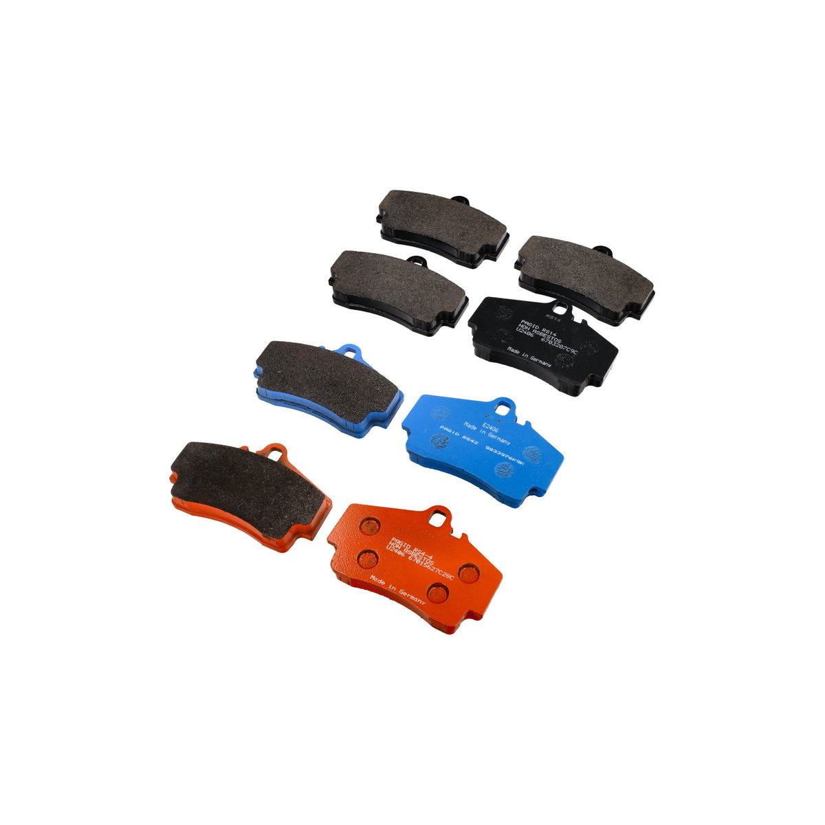 PAGID RS Fast Road und Race Bremsbeläge E2406/T5105 (OE-Teilenummer 99635293903)