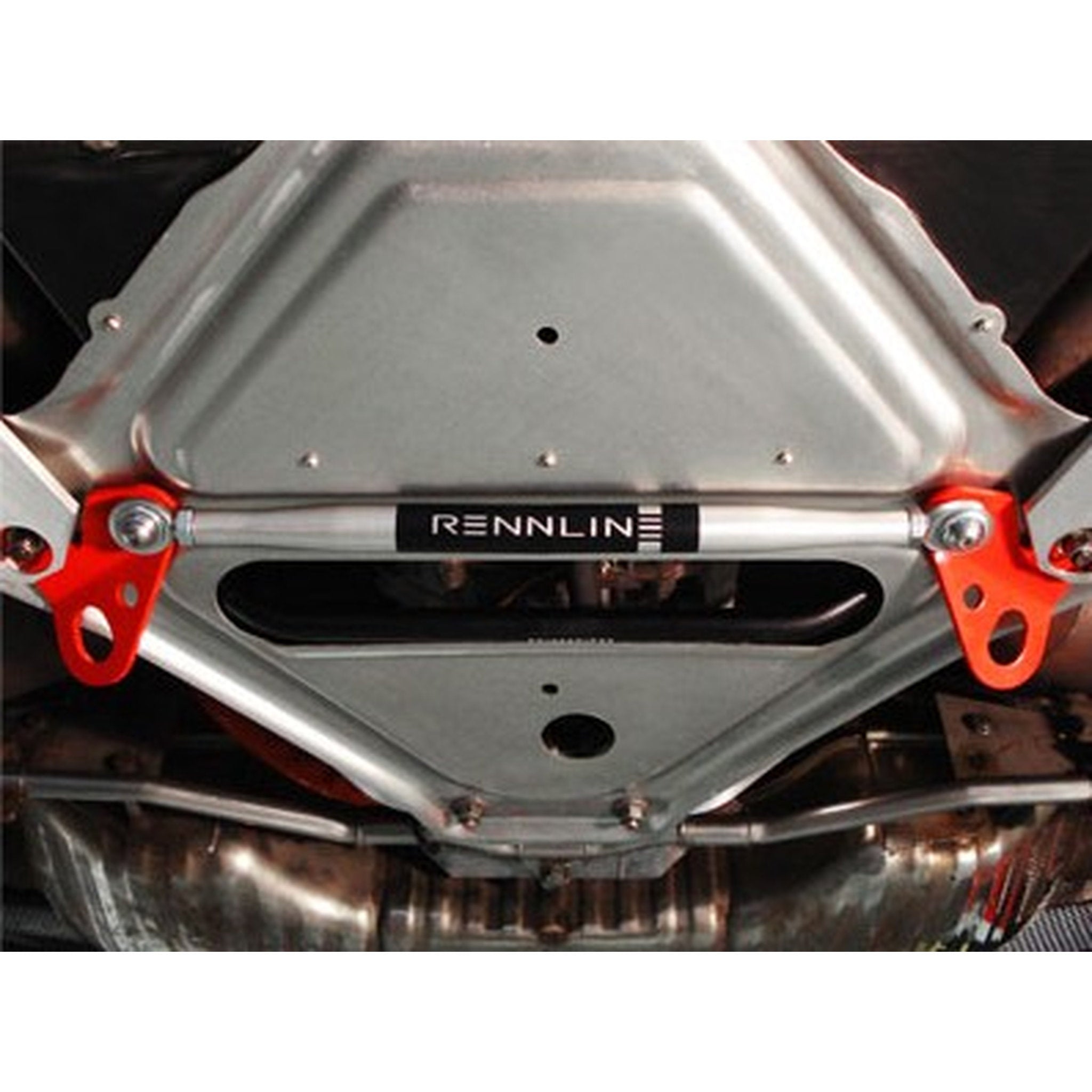 Heck-Achsträger-Stabilisator mit Spanngurten (vorne und hinten) – Porsche Boxster/Cayman