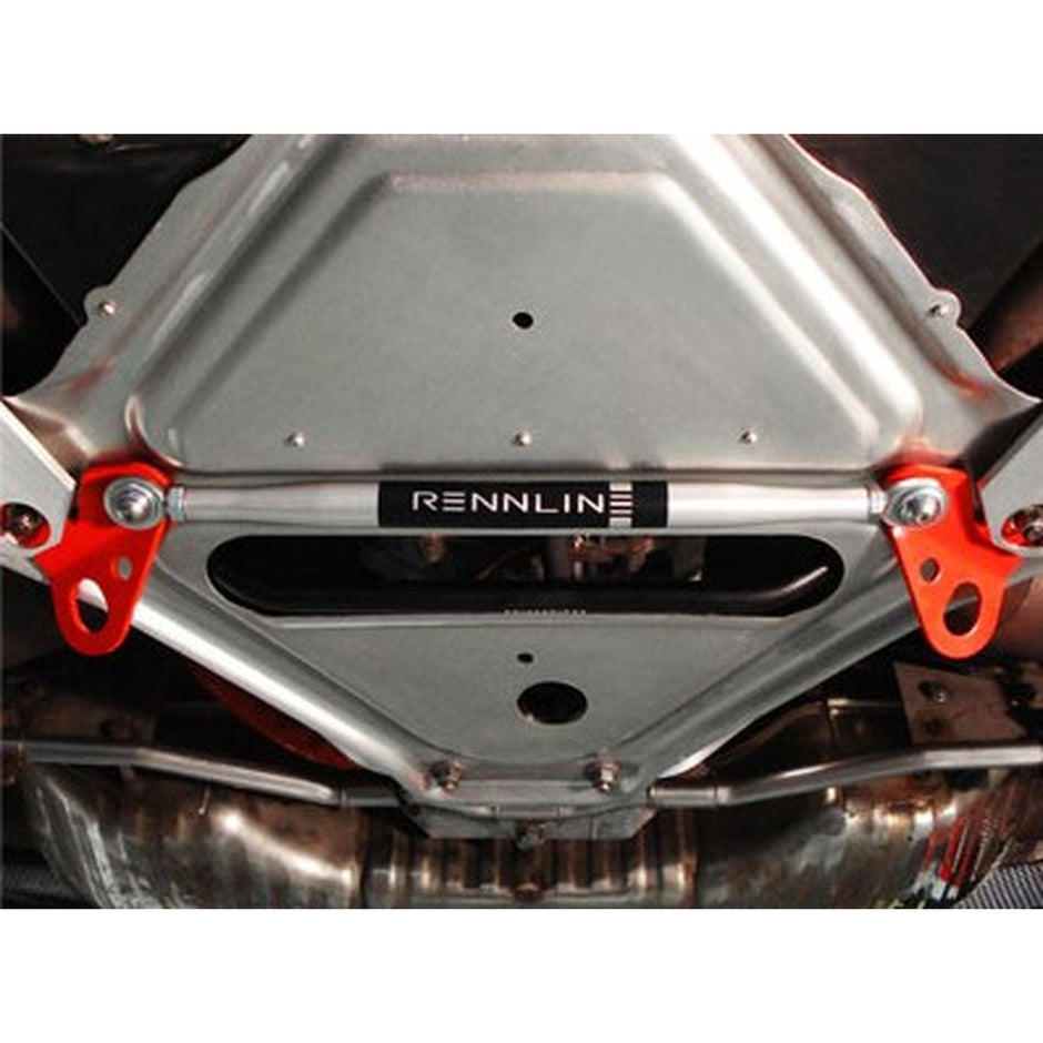 Heck-Achsträger-Stabilisator mit Spanngurten (vorne und hinten) – Porsche Boxster/Cayman