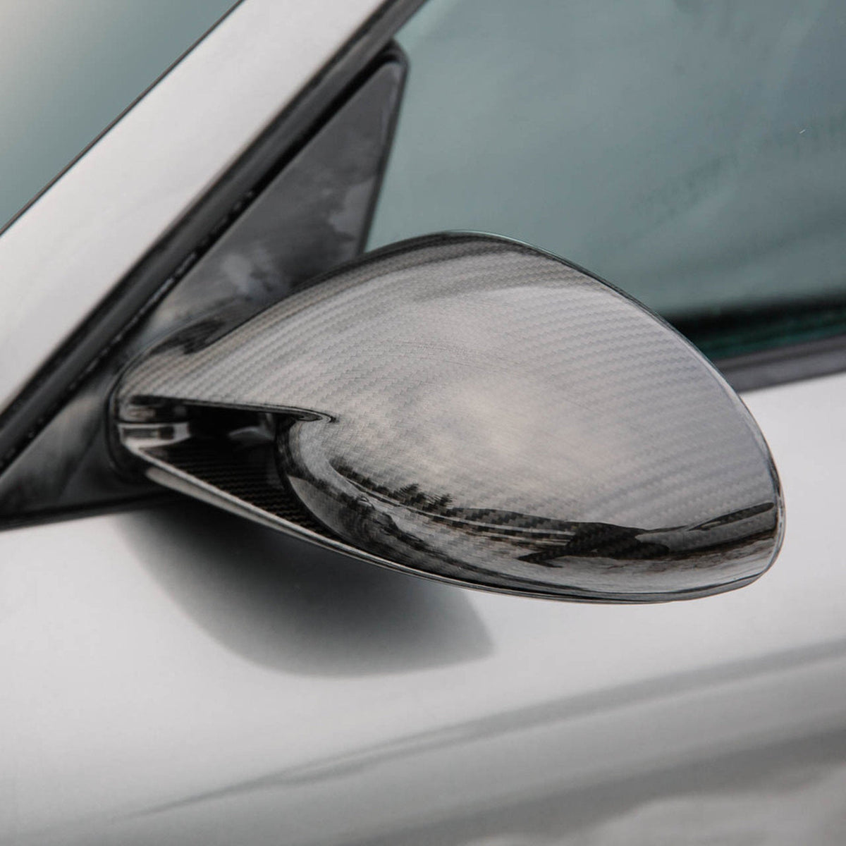 Rennline Exterior Mirror Cover LEFT SIDE ONLY, Carbon Fiber. Porsche 987 / 997