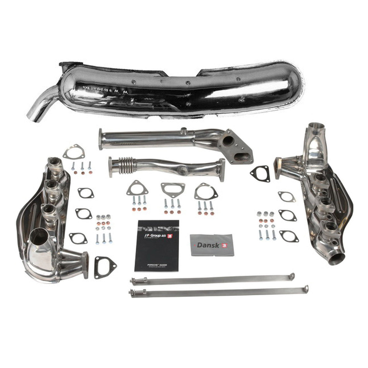 Auspuff-Kit Endschalldämpfer (1-In / 1-Out, 84 mm) | Porsche 911 3.2L | Dansk