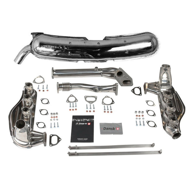 Auspuff-Kit Endschalldämpfer (1-In / 1-Out, 84 mm) | Porsche 911 3.2L | Dansk