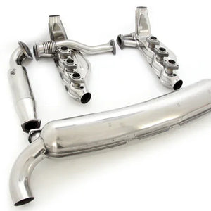 Auspuff Wärmetauscher Einzelauslasssystem für Porsche 911 3.2L 1984-1989 60mm Endrohr_1